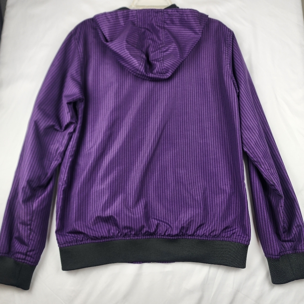 ProEdge Purple Striped Zip-Up Jacket WAP 74 Big Boys Size 14-15+ Years - Picture 8 of 14
